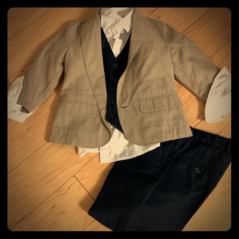 Benetton blazers tan